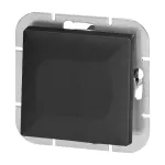 Łącznik p/t jednobiegunowy Pearl, 10A, 250V, WP-1P, czarny