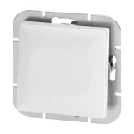 Łącznik jednobiegunowy p/t z podświeleniem Pearl, 10A, 250V, WP-1P/S, biały