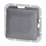 Przycisk dzwonek p/t Pearl, 10A, 250V, WP-6/7P, antracyt
