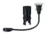 PAULMANN Oprawa dogruntowa Plug & Shine FLOOR MINI okrągła 2.5W 3000K IP67 24V srebrny / stal nierdzewna
