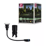 PAULMANN Oprawa dogruntowa Plug & Shine FLOOR MINI okrągła 2.5W 3000K IP67 24V srebrny / stal nierdzewna