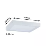 PAULMANN Plafoniera ABIA LED 22W 2000lm 300x300mm 2700K IP20 230V biały mat / tworzywo sztuczne