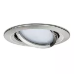 PAULMANN Oprawa do wbudowania NOVA COIN LED wychylna 6W 470lm 84mm 2700K IP23 230V szczotkowane żelazo