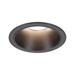 Oprawa do wbudowania EBL COLE SET COIN 3-STEP DIM 6W 470lm 2700K IP44 230V czarny matowy / aluminium