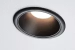 Oprawa do wbudowania EBL COLE SET COIN 3-STEP DIM 6W 470lm 2700K IP44 230V czarny matowy / aluminium