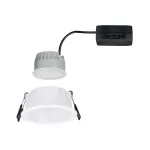 Oprawa do wbudowania EBL COLE SET COIN 3-STEP DIM 6W 470lm 2700K IP44 230V biały matowy / aluminium