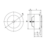 ANM 150 (anemostat metalowy nawiewny SV)