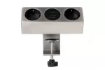 GNIAZDO MEBLOWE SOFITO, 2 X GNIAZDO SCHUKO, USB A+C, KABEL 1,5m, INOX Z MOCOWANIEM