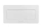 GNIAZDO MEBLOWE MULTISOFT 2X GNIAZDO SCHUKO, USB A+C, RJ45, KABEL ZASILAJĄCY Z WTYCZKĄ,BIAŁY