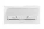 GNIAZDO MEBLOWE MULTISOFT 2X GNIAZDO Z UZIEMIENIEM, USB A+C, RJ45, KABEL ZASILAJĄCY Z WTYCZKĄ, BIAŁY
