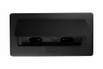 GNIAZDO MEBLOWE MULTISOFT 2X GNIAZDO Z UZIEMIENIEM, USB A+C, RJ45, KABEL ZASILAJĄCY Z WTYCZKĄ, CZARNY