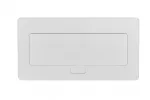 GNIAZDO MEBLOWE MULTISOFT 2X GNIAZDO SCHUKO, USB A+C, RJ45, HDMI, KABEL ZASILAJĄCY Z WTYCZKĄ, BIAŁY
