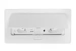 GNIAZDO MEBLOWE MULTISOFT 2X GNIAZDO Z UZIEM, USB A+C, RJ45, HDMI, KABEL ZASILAJĄCY Z WTYCZKĄ, BIAŁY