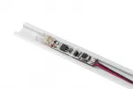 WŁĄCZNIK BEZDOTYKOWY ŚCIEMNIALNY DO PROFILI LED Z KONEKTOREM COB, 12V/24V max. 5A