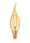 Żarówka RL-CA22 824/C/E14 FIL Gold