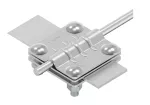 Złącze krzyżowe 4-śrubowe M8 3-płytkowe B=30mm (stop aluminium) AN-05/ALS/