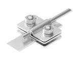 Złącze kontrolne 2-śrubowe M10 3-płytkowe B=30mm typ 1A (stop aluminium) AN-07F/ALS/