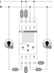 Zegar sterujący programowalny, tygodniowy, 2 kanałowy - programowalny przez NFC