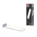 PAULMANN Oprawa ścienna ARNEB LED 9W 550lm 3000K IP44 230V biały / aluminium