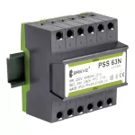 PSS 63N 230/ 12V Jednofazowy transformator IP30 na szynę DIN TH-35 w obudowie modułowej z zabezpieczeniem