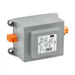 PSZ 100 230/ 12V Jednofazowy transformator IP30 na szynę DIN TH-35 w obudowie z zabezpieczeniem