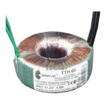 TTH 50 230/ 11.5V Transformator toroidalny do 12 woltowych żarówek halogenowych z bezpiecznikiem termicznym