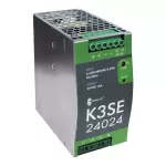 K3SE 24024 3x400/ 24VDC 10A Zasilacz impulsowy stabilizowany IP20 na szynę DIN TH-35 z zabezpieczeniem, możliwością regulacji napięcia