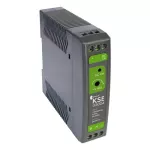 KSE 02024P 230/ 24VDC 1A Zasilacz impulsowy stabilizowany IP20 na szynę DIN TH-35 z zabezpieczeniem, możliwością regulacji napięcia