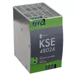 KSE 48024M 230/ 24VDC 20A Zasilacz impulsowy stabilizowany IP20 na szynę DIN TH-35 z zabezpieczeniem, możzliwością regulacji napięcia