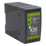 KSE 10012P 230/ 12V DC 7,5A Zasilacz impulsowy stabilizowany IP20 na szynę DIN TH-35 z zabezpieczeniem, możliwością regulacji napięcia
