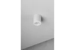 OPRAWA SUFITOWA AVEIRO BIS, max. 250V, 50/60Hz, 80x90mm, IP20, max 20W, OKRĄGŁA, BIAŁA