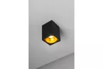 OPRAWA SUFITOWA TENSA, ALUM., 90x90x140, IP20, GU10, KWADRAT, CZARNA