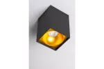 OPRAWA SUFITOWA TENSA, ALUM., 90x90x140, IP20, GU10, KWADRAT, CZARNA