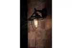 OPRAWA OGRODOWA TOSKANA-AD, E27, max.60W, IP54, AC220-240V, 50-60Hz, KINKIET PROSTY, CZARNA