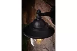 OPRAWA OGRODOWA TOSKANA-AD, E27, max.60W, IP54, AC220-240V, 50-60Hz, KINKIET PROSTY, CZARNA
