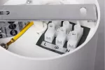 OPRAWA SUFITOWA AVEIRO BIS, max. 250V, 50/60Hz, 80x90mm, IP20, max 20W, OKRĄGŁA, BIAŁA