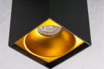 OPRAWA SUFITOWA TENSA, ALUM., 90x90x140, IP20, GU10, KWADRAT, CZARNA