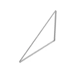 Trójkat montażowy duzy 36°