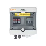 Rozdzielnica przyłączeniowa DC+AC z ogranicznikiem przepięć 1000V typu 2, 1x łańcuch PV, 1x MPPT // 10A 3-F