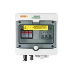 Rozdzielnica przyłączeniowa DC+AC z ogranicznikiem przepięć 1000V typu 1+2, 1x łańcuch PV, 1x MPPT // 10A 3-F