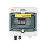 Rozdzielnica przyłączeniowa DC z ogranicznikiem przepięć 1000V typu 1+2, 1x łańcuch PV, 1x MPPT, zab. przet. 2x15A