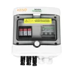 Rozdzielnica przyłączeniowa DC+AC z ogranicznikiem przepięć 1000V typu 2, 2x łańcuch PV, 1x MPPT // 20A 3-F