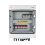 Rozdzielnica przyłączeniowa DC z ogranicznikiem przepięć 1000V typu 2, 5x łańcuch PV, 5x MPPT