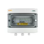 Rozdzielnica przyłączeniowa AC z ogranicznikiem przepieć typ 2, 40A 3-F, RCD typ A 40A/100mA, syg. faz