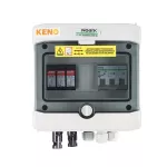 Rozdzielnica przyłączeniowa DC+AC z ogranicznikiem przepięć 1000V typu 2, 1x łańcuch PV, 1x MPPT // 20A 3-F