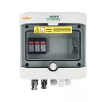 Rozdzielnica przyłączeniowa DC+AC z ogranicznikiem przepięć 600V, typu 2, 1x łańcuch PV, 1x MPPT // 25A 1-F