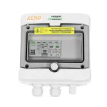 Rozdzielnica przyłączeniowa AC z ogranicznikiem przepieć typ 2, 16A 1-F, RCD 300mA typ A