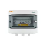 Rozdzielnica przyłączeniowa AC z ogranicznikiem przepieć typ 1+2, 32A 3-F, RCD 300mA typ A