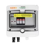 Rozdzielnica przyłączeniowa DC z ogranicznikiem przepięć 1000V typu 2, 1x łańcuch PV, 1x MPPT, zab. przet. 2x15A