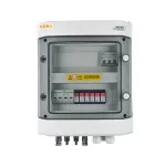 Rozdzielnica przyłączeniowa DC+AC z ogranicznikiem przepięć 1000V typu 2, 2x łańcuch PV, 2x MPPT, zab. przet. 4x15A // 20A 3-F